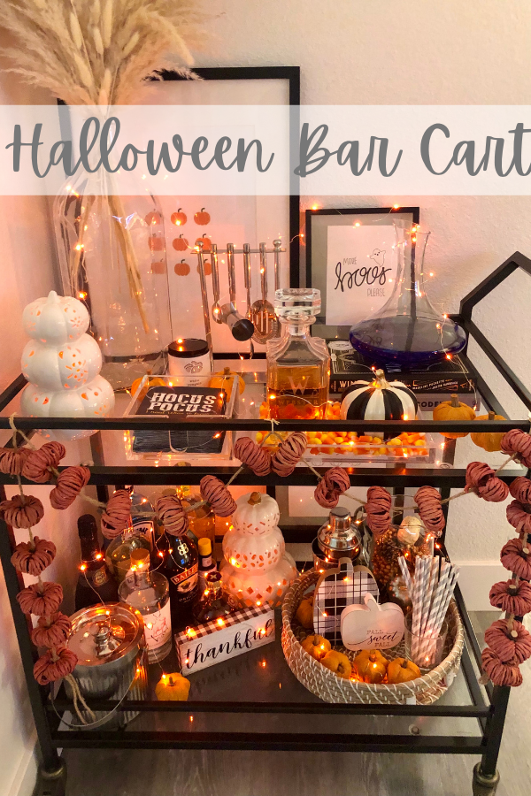 Halloween Bar Cart