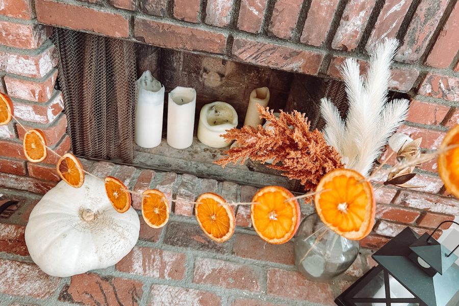 Orange Garland DIY