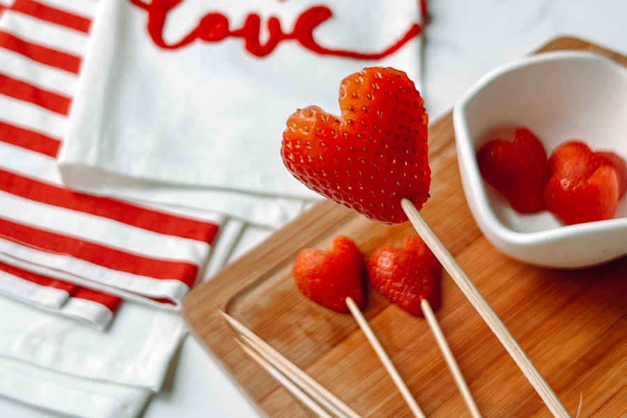 Heart-Shaped Strawberries