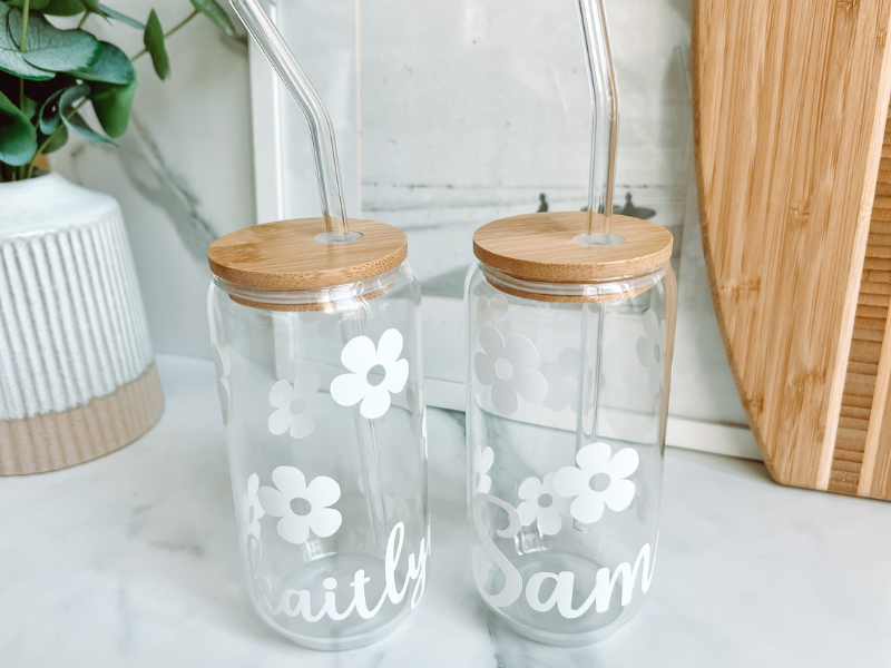 DIY Iced Coffee Glass